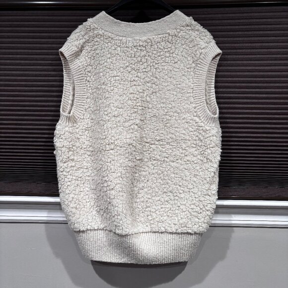 Vero Moda Women's Ivory Cream V-Neck Sweater Vest SZ: L - Picture 7 of 12